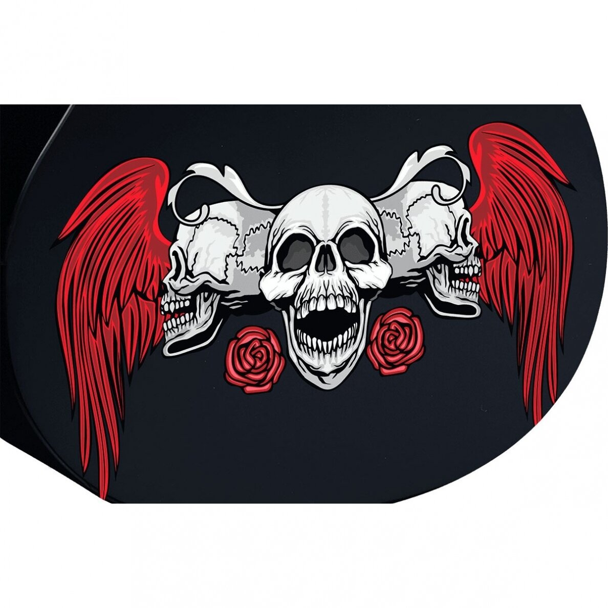 Auditorium Cutaway Electric Acoustic Guitar Wings of Death by Lâg | W-DEATH-ACE | Black High Gloss