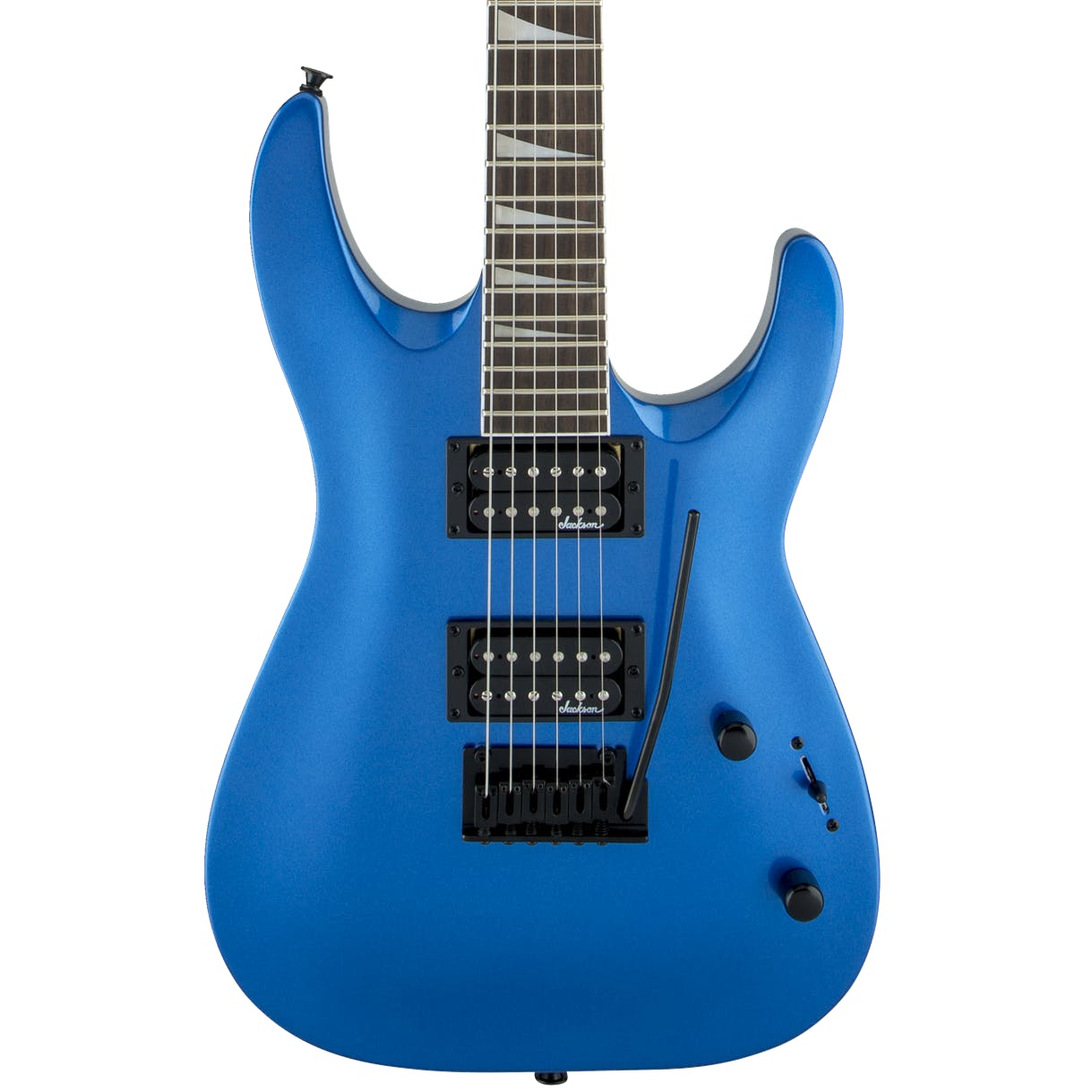 Jackson JS22 DKA Electric Guitar in Metallic Blue with Amaranth Fretboard | 24 Frets | High Output Humbucker Pickups