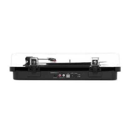 ION Audio Max LP BLACK - Vinyl Record Player with Built In Speakers in Gloss Black
