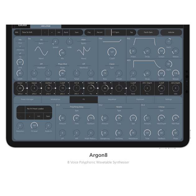 ARGON8X by Modal Electronics | 8-Voice Wavetable Synthesiser with 61 keys and  included software