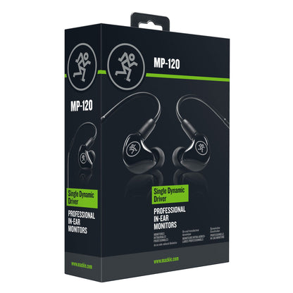 Mackie - MP-120 | MP - Single Dynamic Driver Professional In-Ear Monitors  | SMK MP-120