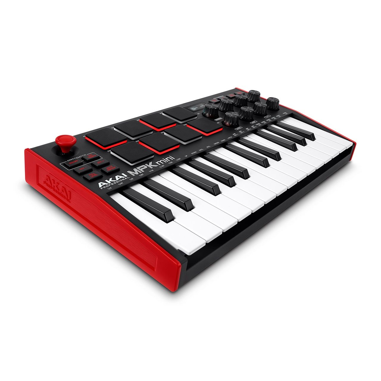 MPK Mini MK3 by Akai Professional | 25 Key USB MIDI Keyboard Controller | 8 Backlit MPC Drum Pads | 8 Control Knobs | Music Production Software included