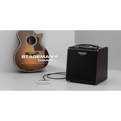 NUX Stageman2 - AC80 | 80 Watt Battery Powered Acoustic Guitar Amplifier
